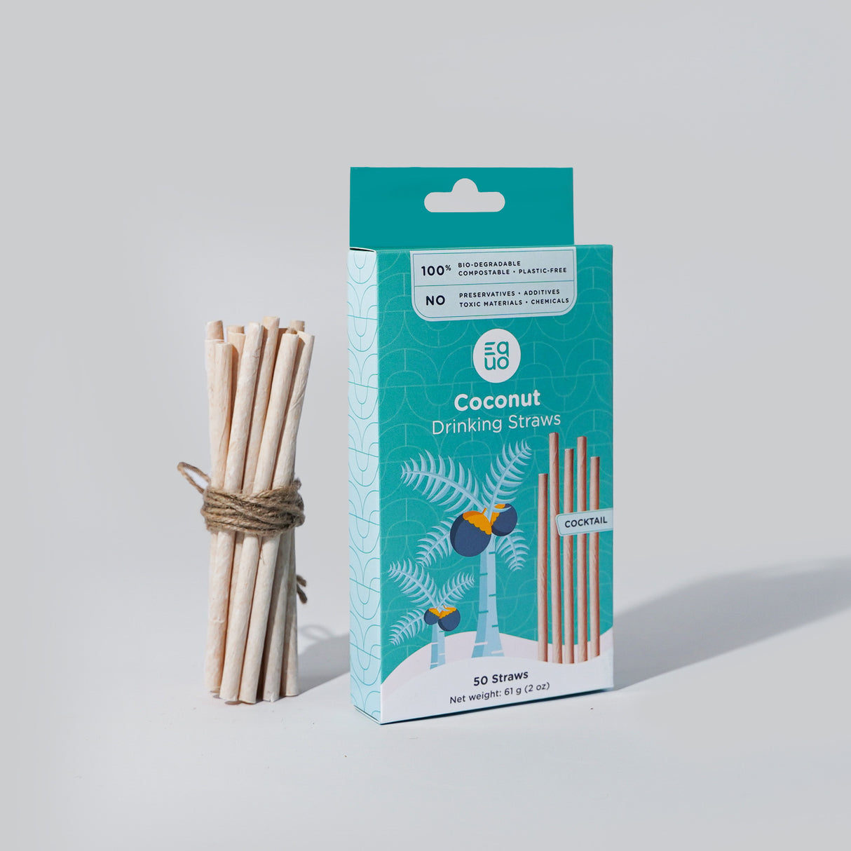 Coconut Drinking Straws - EQUO
