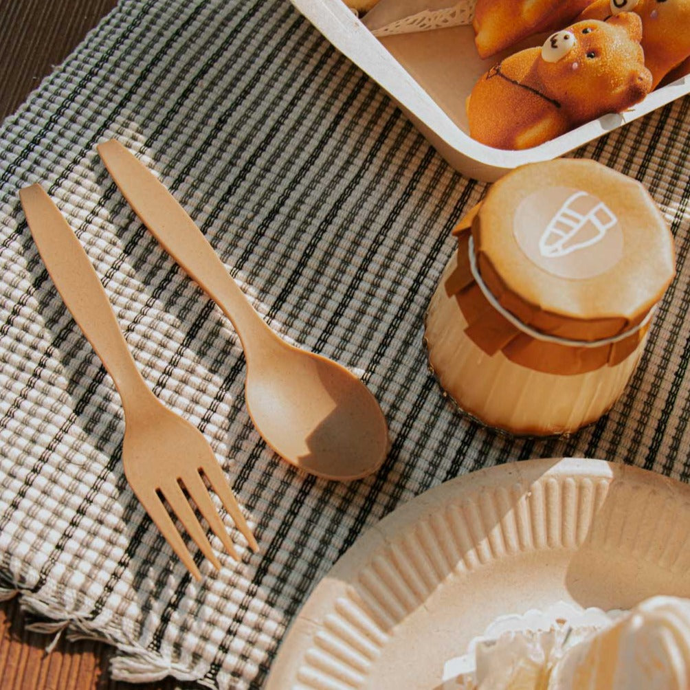 Sugarcane Forks (Wholesale/Bulk) - 1000 count - EQUO