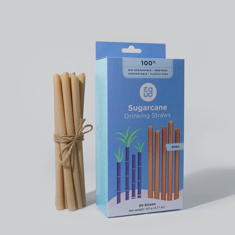 Sugarcane Drinking Straws - EQUO