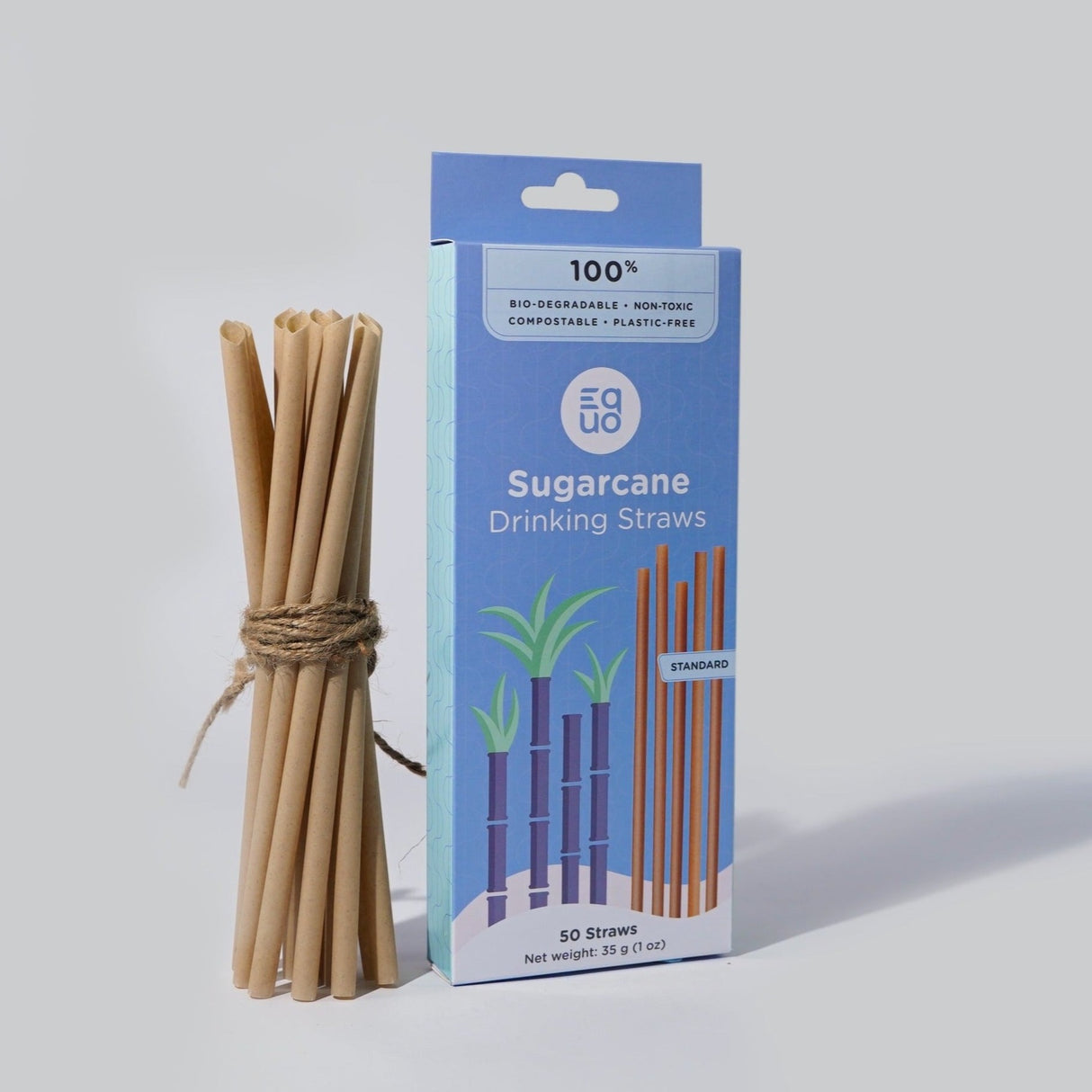 Sugarcane Drinking Straws - EQUO