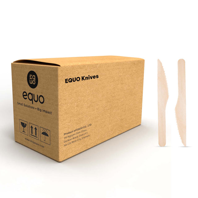 Wooden Knives (Wholesale/Bulk) - 1000 count - EQUO