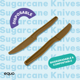 EQUO Sugarcane Knives (Wholesale/Bulk) - 1000 count - EQUO